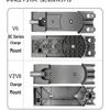 Supporto a muro di ricarica Dyson V6/V7/V8 con accessori per aspirapolvere