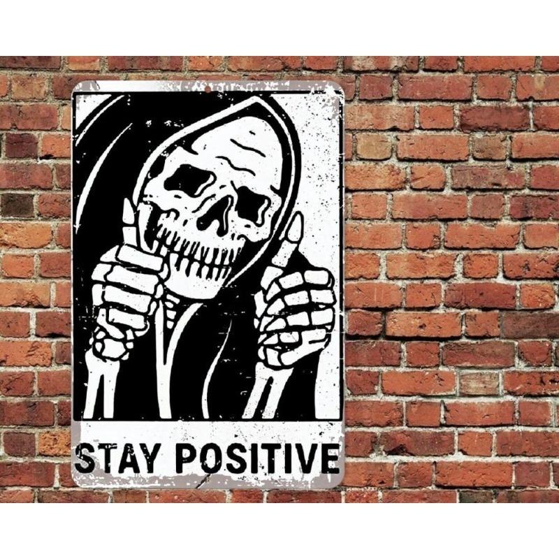 Винтажный металлический жестяной настенный плакат-вывеска 20x30см