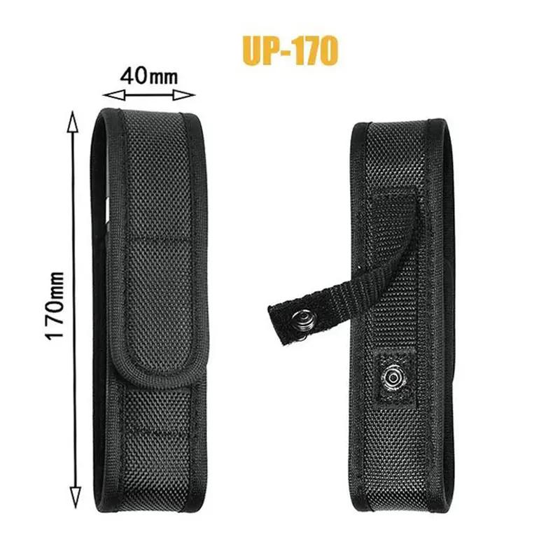 Flashlight Cover Case Flashlight Pouch LED Torch Cover LED Torch Nylon Protective Cover for Hunting Camping Outdoor Hiking