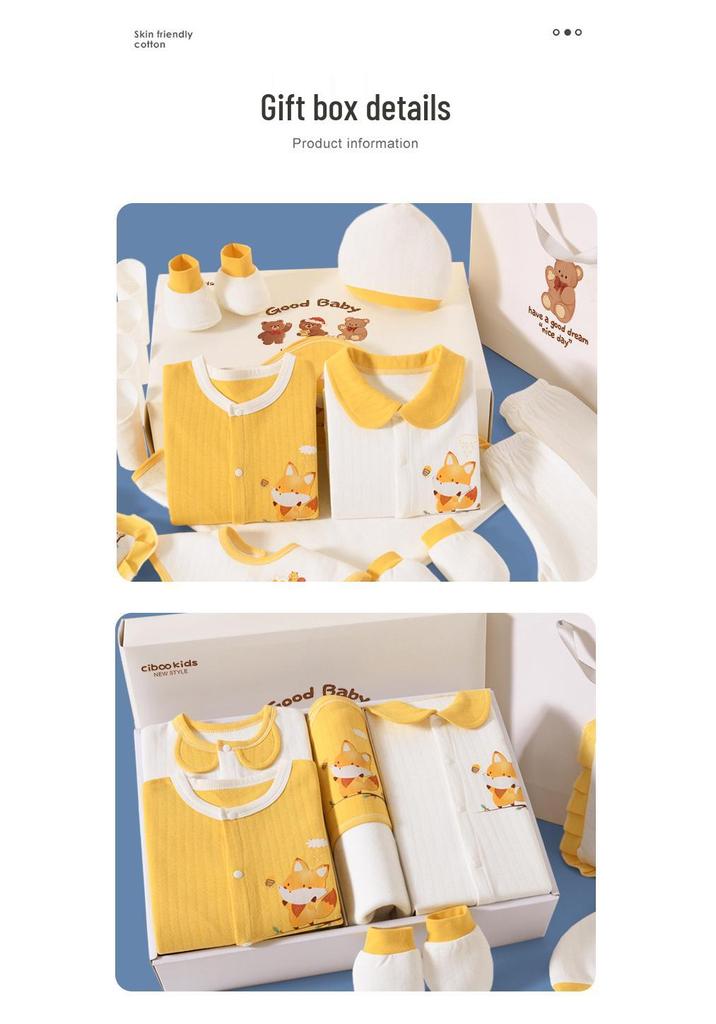 High-End Newborn Baby Clothes Gift Set for Spring & Autumn