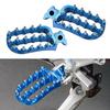 1 Pair Blue Wide Forged Foot Pegs Footrest Pedal Fit for Yamaha Tenere700 XTZ 700 Rally Edition 2024