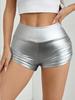In Stock: 2025 Summer Butt-Lifting Sexy Solid Color Women's Hot Pants Shorts - European and American Style.