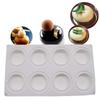 Multifunctional silicone model mousse cake mold, mousse mold, baking mold, ice cream mold (8-hole round mold)