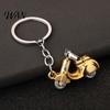 Durable Keychain Pendant Motorcycle Charm Zinc Alloy Key Chain with Retro Scooter Buckle Electric Donkey Design Holder