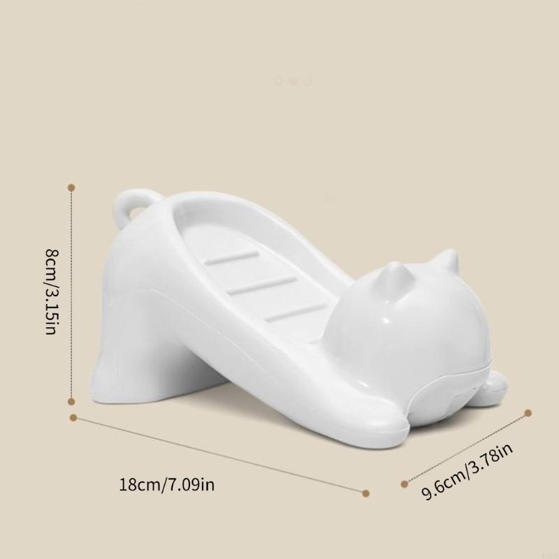 

Cartoon Kitten Soap Box Holder For Bathroom And Kitchen Sink Case Soap Holder Innovative Draining Soap Dish