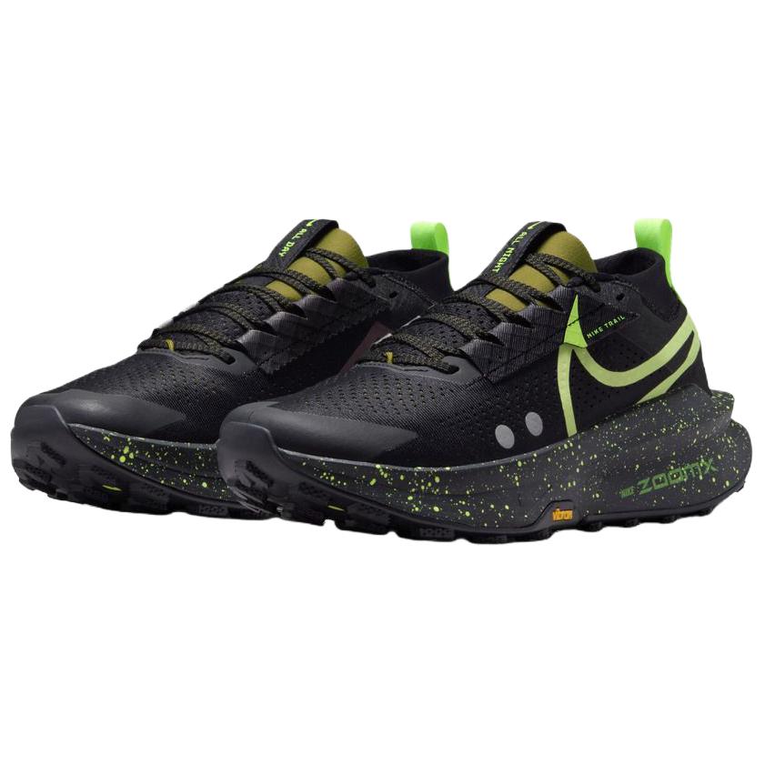 Nike Zegama Trail 2 Casual Running Shoes Men's Black Green FD5190-012