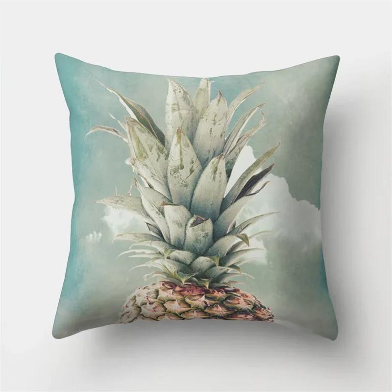 Creative Cartoon Pineapple Fruit Art Bedroom Sofa Car Waist Cushion Pillowcase Home Decoration