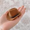 Cowboy Hat Ring Gift Boxes Portable Jewelry Ring Storage Box for Proposal Engagement Wedding