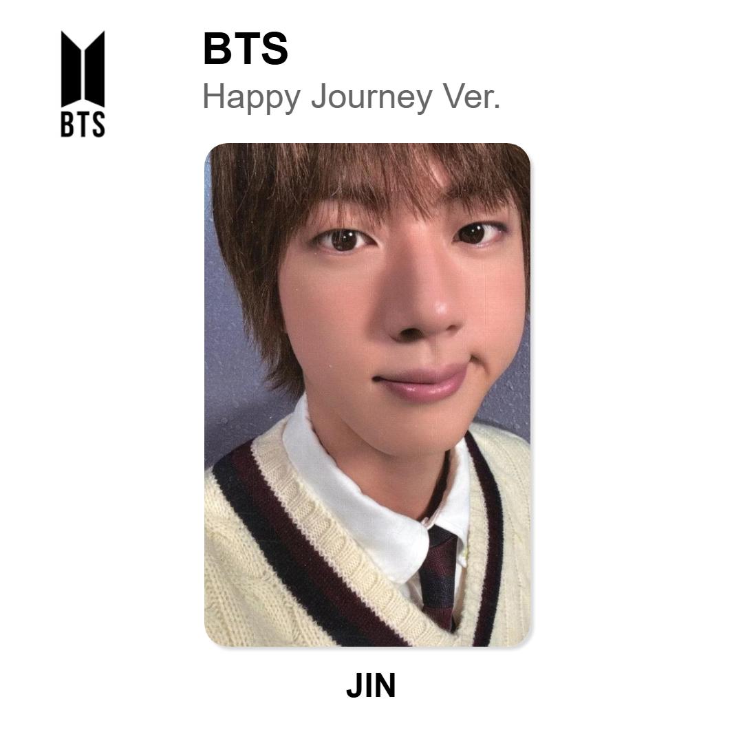 BTS Happy Journey Ver. Official Photocard Jin