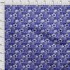 oneOone Cotton Flex Dark Blue Fabric Sports Basket & Football Quilting Supplies Print Sewing Fabric By The Yard 40 Inch
