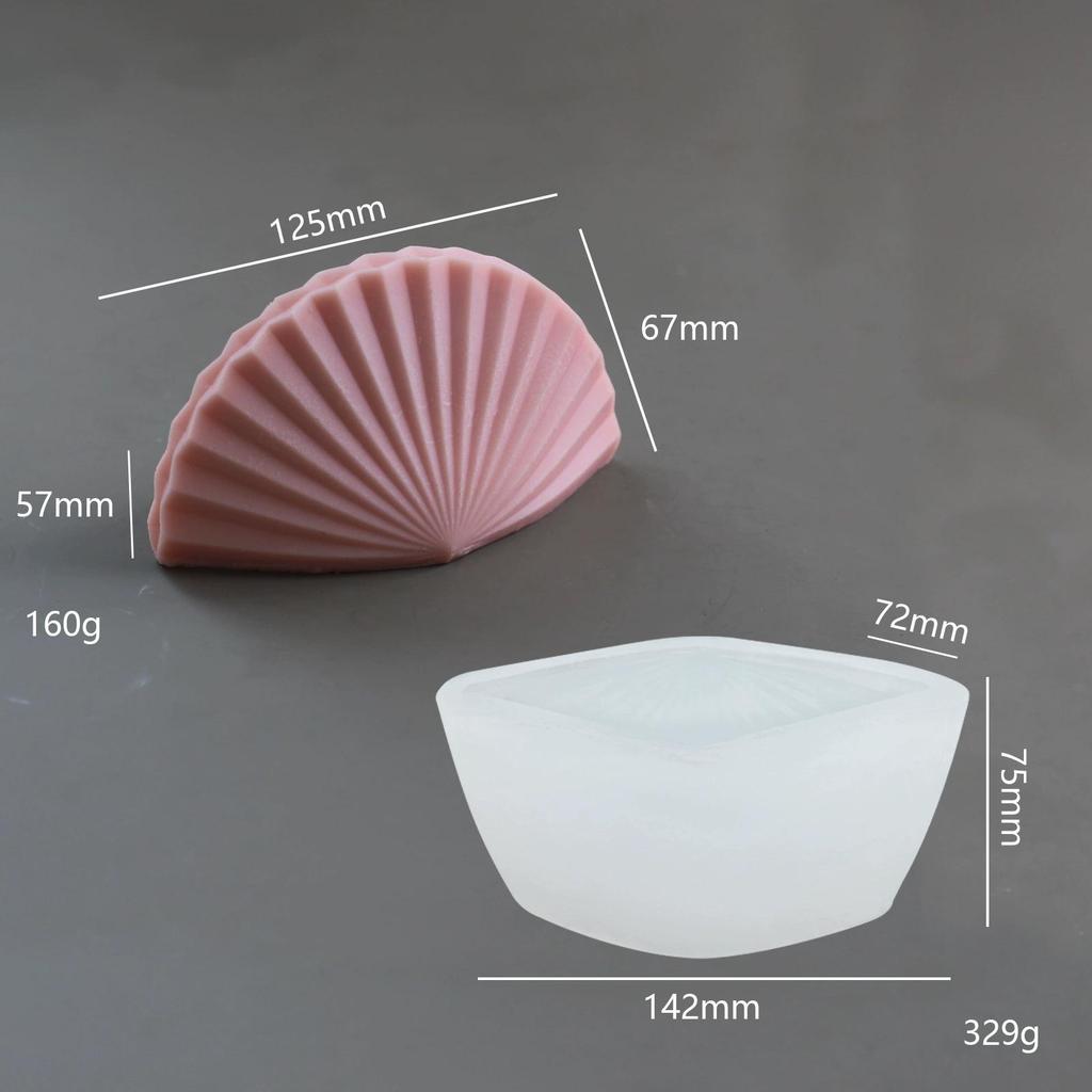 Scented 3D Ocean Coral & Seashell Silicone Mold for Candles & Diffusers