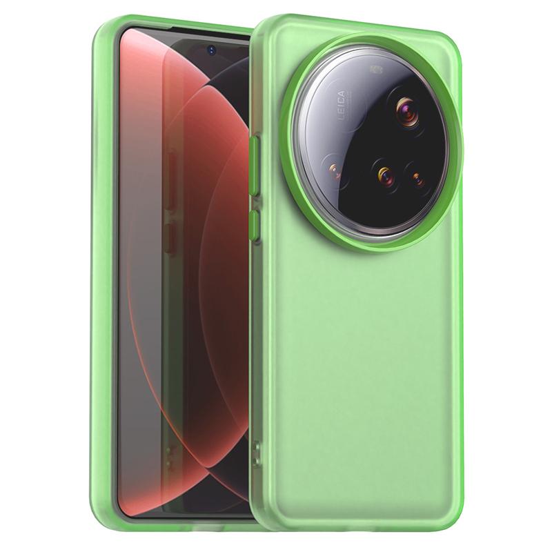 

Anti-Drop Candy Color Phone Case For Xiaomi 15 Ultra Matte PC Transparent Case Xiaomi Mi 15 Ultra Cover For Xiaomi 15 Ultra Case For Xiaomi 15 Ultra зелёный