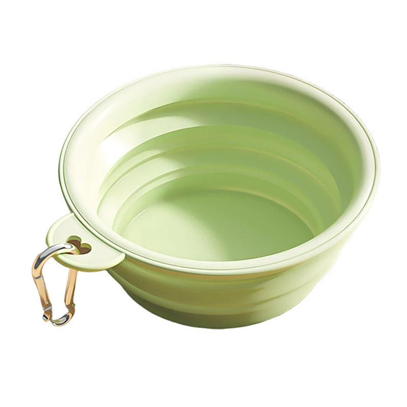 350/1000ML Pet Folding Silicone Bowl Dog Food Bowl Water Travel Portable Bowl Universal Food Bowl for Cats and Dogs Water Bowl