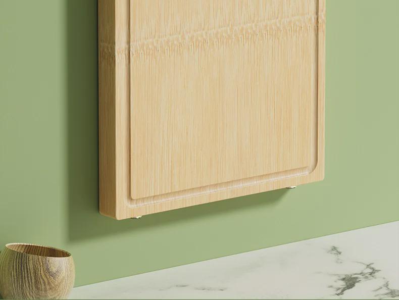 Tabla de Cortar de Bambú Antibacteriano Espesado Weijia - Tabla de Cortar Doméstica Resistente al Moho para Cocina y Preparación de Carne