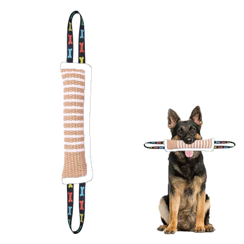 Burlap Dog Bite Stick - Training, Chewing, and Fetching Toy