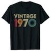 Graphic Birthday Gift Short Sleeved 54 Years Old Born in 1970 Shirt 54th Birthday Summer T-shirt Retro Vintage 1970 Tshirt