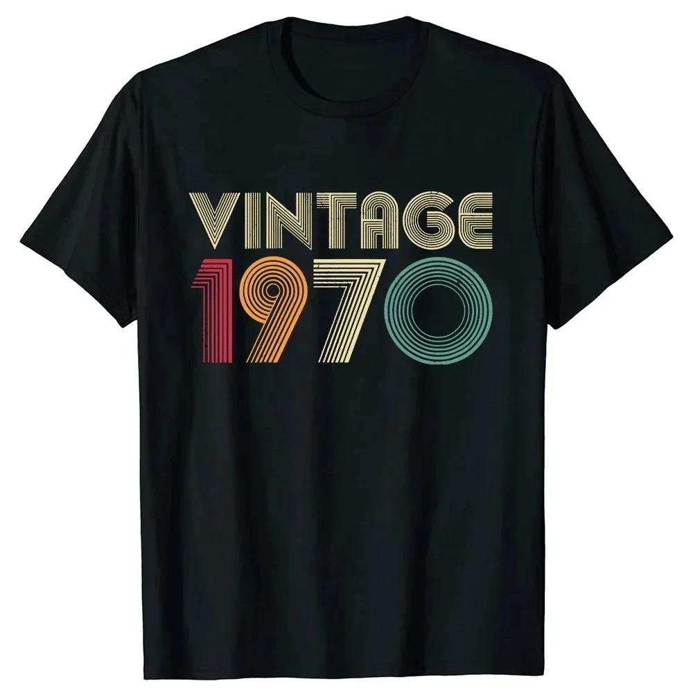 Graphic Birthday Gift Short Sleeved 54 Years Old Born in 1970 Shirt 54th Birthday Summer T-shirt Retro Vintage 1970 Tshirt