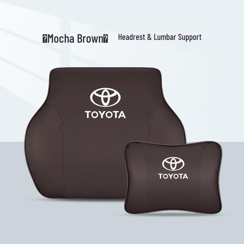 Kopfstütze & Lendenkissen für Toyota Autos: Corolla, RAV4, Camry, Highlander, Avalon