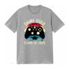 Abschlussjahrgang 2025 Retro Gaming Abschluss T-Shirt Game Over Geekiger Absolvent Vintage Gamer Lustig Vintage Gewaschen Vielseitig Atmungsaktiv