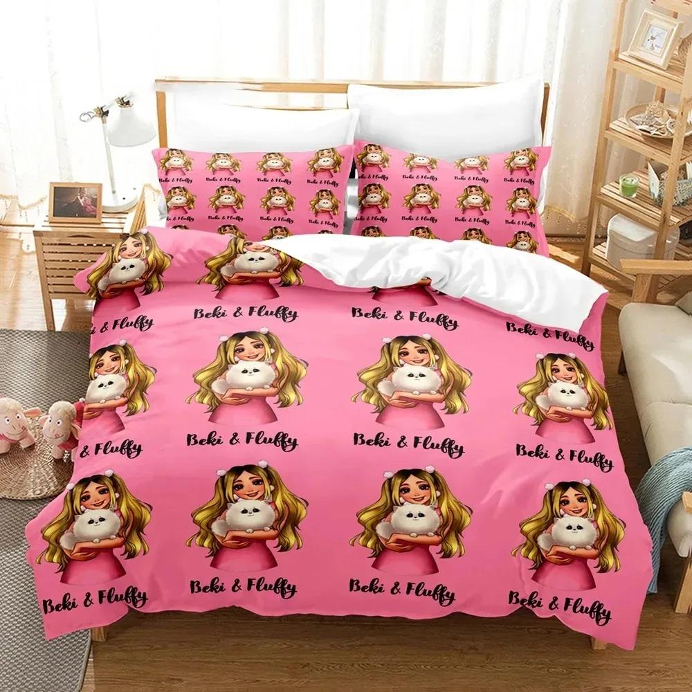 3D Printed Rebekah Wing Bedding Set Boys Girls Twin Queen Size Beki & Fluffy Duvet Cover Pillowcase Bed Kids Adult