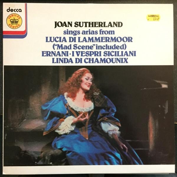 LP Record JOAN SUTHERLAND Arias From Lucia di Lammermoor Ern JB97 Decca 1980 Netherland Classical Used