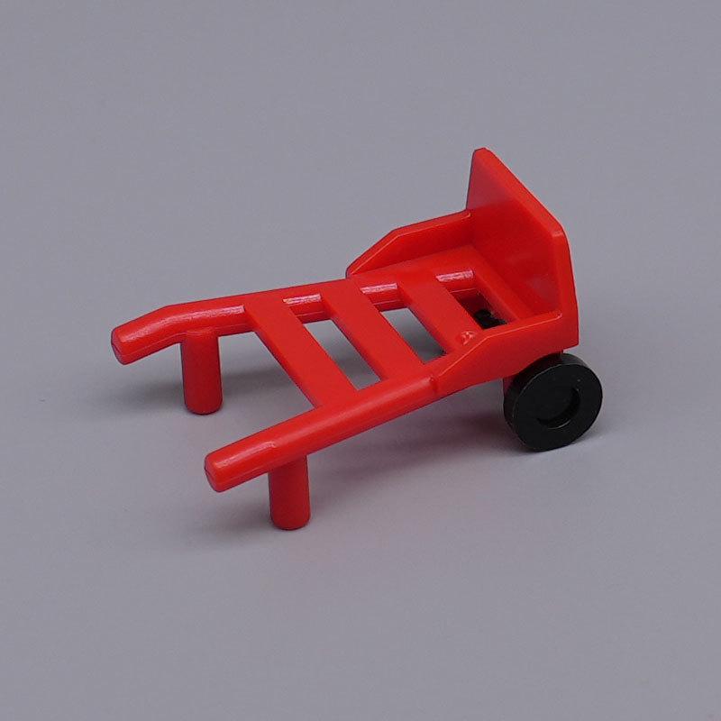 City Engineering Handcart & Shovel Building Block Set
