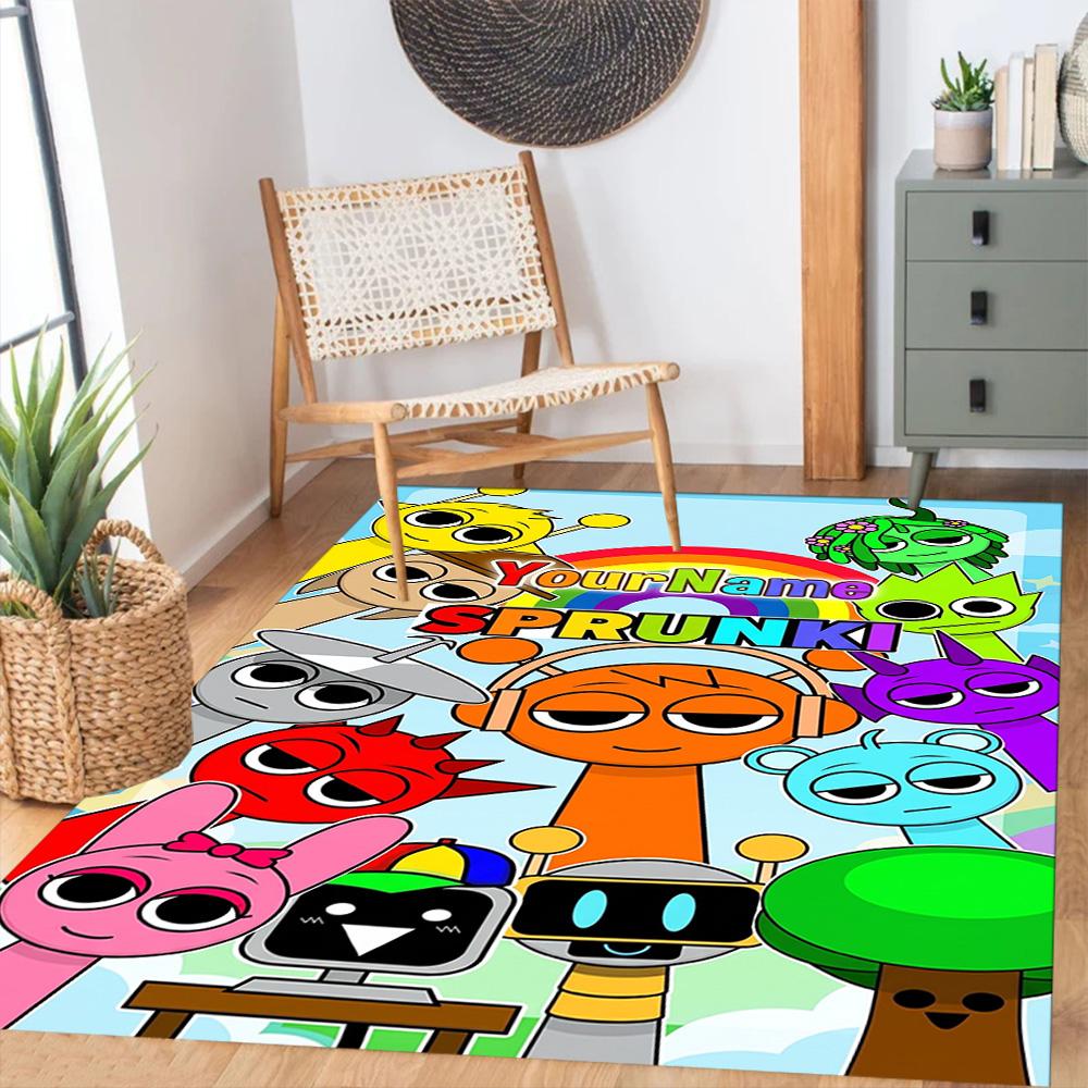 Numberblocks Customize Text Carpet Perfect for Playrooms Bedrooms Balcony Hallway Antislip Carpet Office home decor Perfect Gift for Women/Men