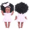 Black Girl Dolls American Play Dolls Lifelike 35cm Baby Play Dolls