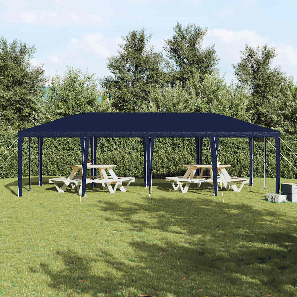 Party Tent Blue 800 X 400 X 266 Cm Polyethylene and Steel