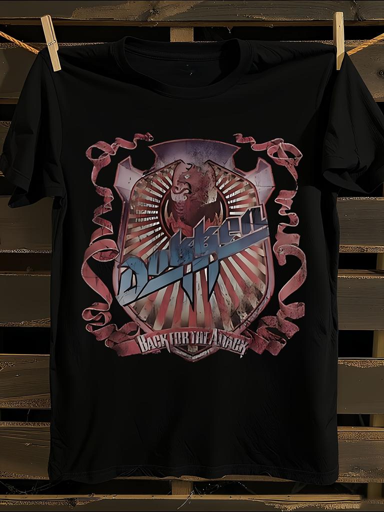 Dokken Back for The Attack Vintage Tshirt Vintage Rock Ba...