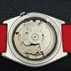 AUTOMATIC 7009A VINTAGE SEIKO 5 JAPAN MENS RED COLOR DIAL WATCH A701513-5 R206b-a701513