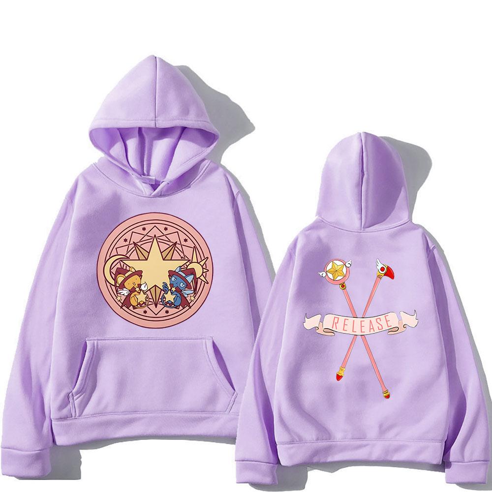 

Cardcaptor Sakura Series Magic Circle Release толстовки с длинными рукавами для женщин/мужчин толстовки с героями мультфильмов зимние повседневные удобные пуловеры с капюшоном XXL светло-фиолетовый