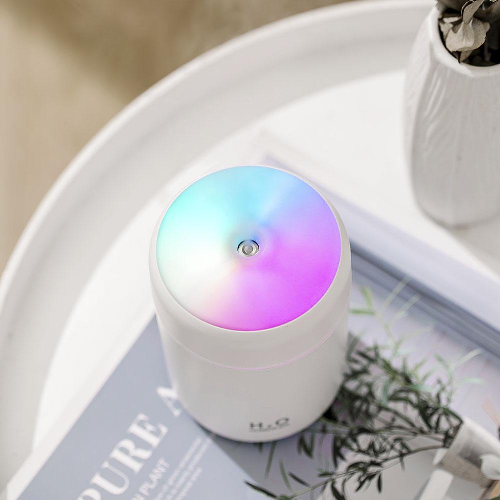 2025 Colorful Air Humidifier Colorful Car Mounted Household Humidifier Cup Dormitory Portable Mini Humidifier Spray