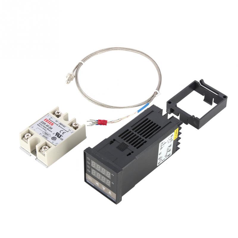 0℃~50℃ Alarm REX-C100 Digital Intelligent Thermostat LED PID Temperature Controller AC110V-240V