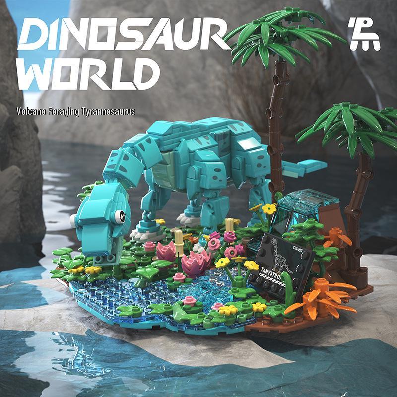 

Набор пазлов с динозаврами Tuomu T2016-18: Тираннозавр, Птеродактиль, Брахиозавр Модель для детей