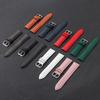 Litschi-Muster 22mm Echtes Leder Uhrenarmband für Huawei GT