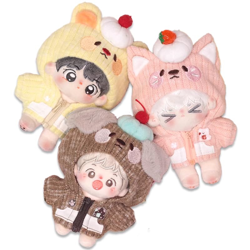 Animal Hoodie & Whip Headband Set for 10cm, Yellow [Used]