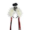 Scary Flower Halloween Headband Simulated Flower Halloween Skull Hairhoop  Girls