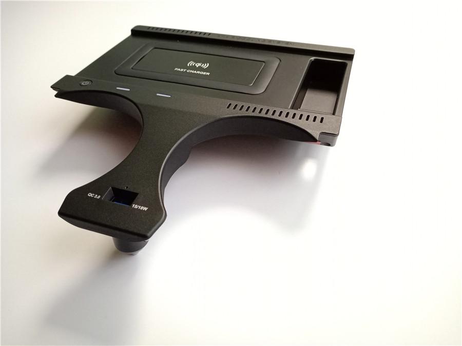 12V Wireless Fast Charging Phone Charger Console Storage Box For BMW X3 X4