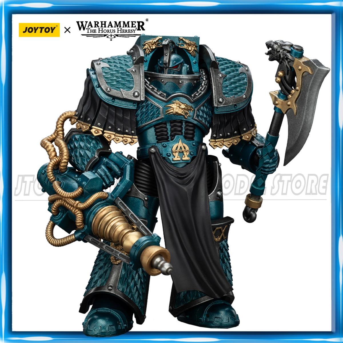 [DISPONIBILE] JOYTOY Warhammer 40K 1/18 Action Figure Legione Alpha Terminator Lernaean Cannone a Raggi di Conversione Figure Anime Giocattoli