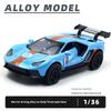 Car 136 Toy Car Super Sport Vehicle Miniature Model Free Wheels Diecast Zinc Alloy Metal Collection Gift Car For Kids Adults Children's Birthday Gift