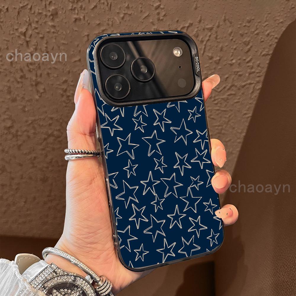 Screen Full of Stars Phone Case Case for iPhone17 16 15 14 13 12 11 Pro/ Max/Plus Shock-proof Rear Cover Anti-fingerprint