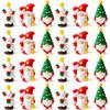 Small Figures Christmas Tree Santa Claus Mini Gnomes Figurines Ornament Christmas Holiday Party Favor Home Decor Supplies