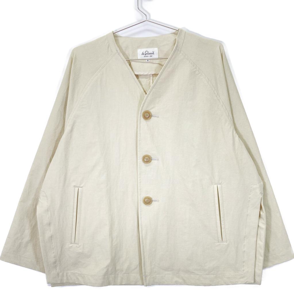 GYMPHLEX GY-B0251 Beige Nylon Taffeta Shirt Jacket Jacket 36 beigeUsed