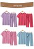 Granny Short Sleeve Summer Suit - Casual Two-Piece Set for Middle-Aged & Elderly Women