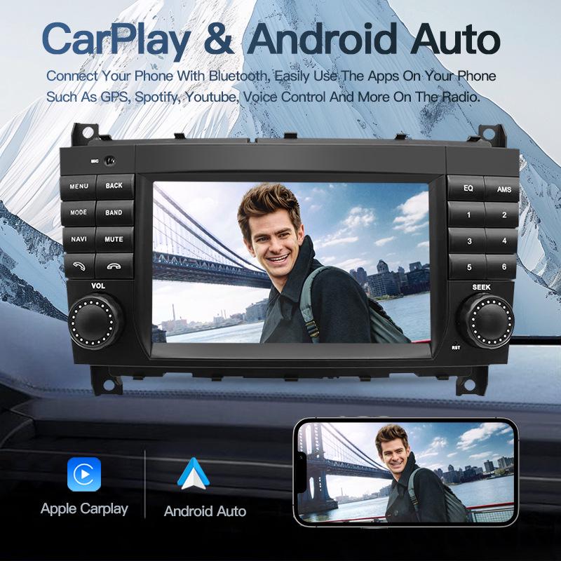 Navigation and Reversing Screen Radio for Mercedes CLK-Class W209 AMG