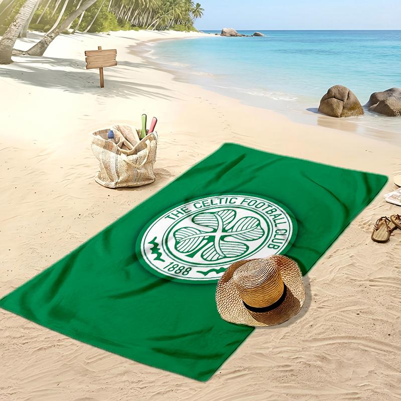 celtic Printed Beach Towel Quick Dry Soft TowelPortable Large Rectangular Beach Blanket for Travel Swimming Pool