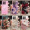 For Xiaomi Mi 15T Pro 5G Case Clear Luxury Fashion Butterfly Flower Soft TPU Silicone Phone Cover For Xiaomi Mi15T 15TPro Case