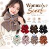 Cross Knitted Scarf Polka Dot Neck Warmer Scarf Gifts Neck Scarf  for Women