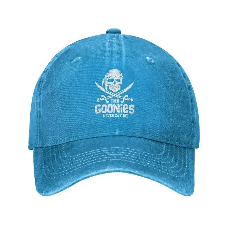 Custom Fashion The Goonies Skull Pirates Baseball Cap Adjustable Unisex Cotton Movie Film Dad Hat Sun Protection Snapback Hats